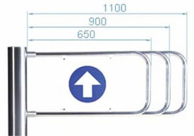 Створка AG-900 (длиной 900 мм для стойки калитки PERCo-WMD-05) PERCo