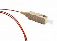 Пигтейл FPT-B9-62-SC/PR-1M-LSZH-OR волоконно-оптический MM 62.5/125, SC, 1 м, LSZH Hyperline